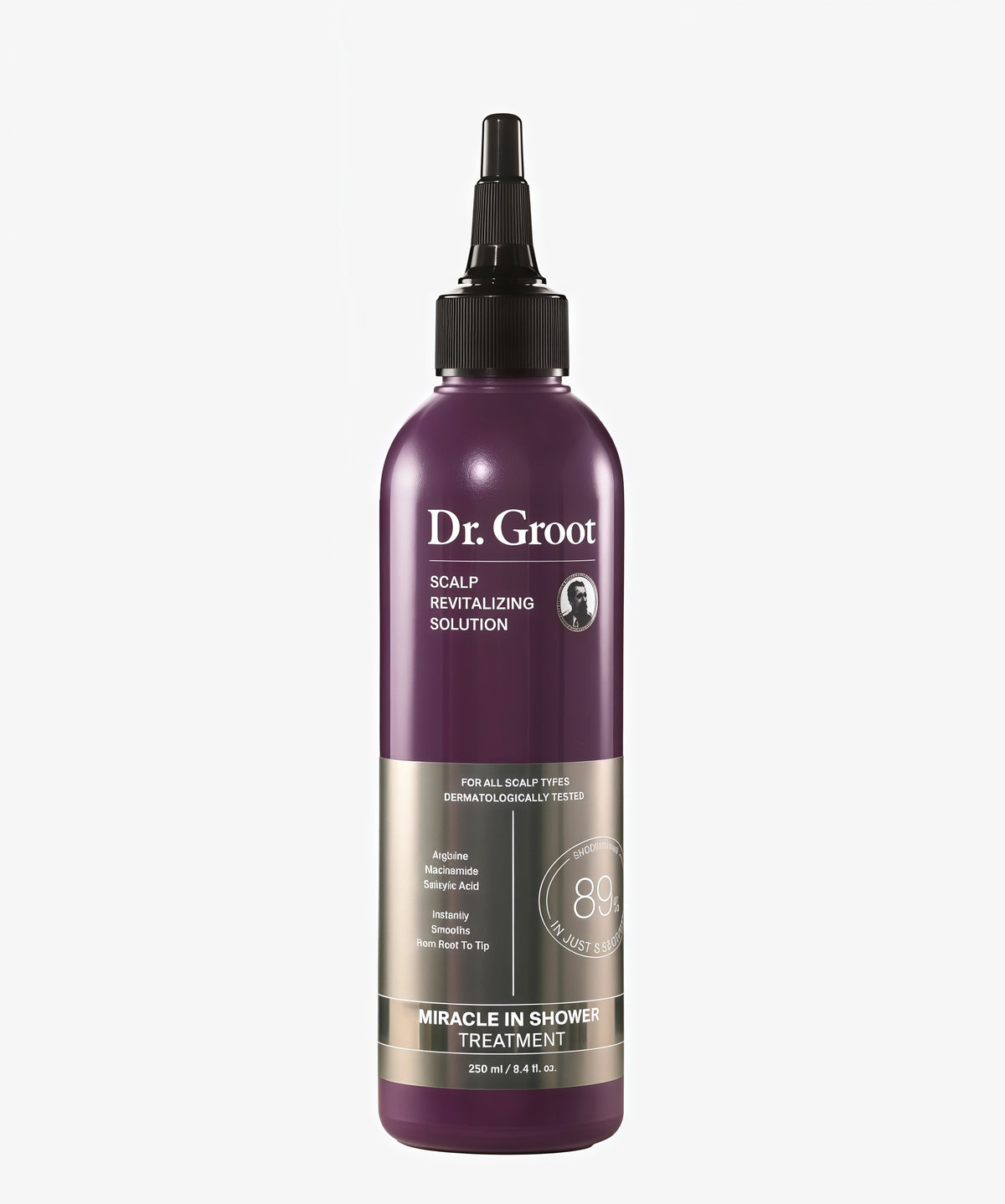 Dr. Groot Miracle in Shower Moisturizing Treatment for Hair Loss, Korean Hair Care Rinse, Rosemary Oil for Smooth, Healthier-Looking Hair in 5 Seconds, Scalp Revitalizing Solution