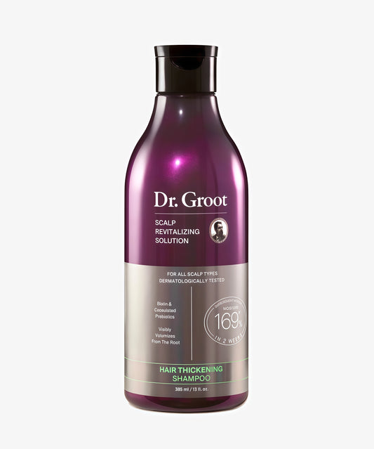Dr. Groot Hair Thickening Shampoo, Korean Hair Care with Biotin, Rosemary Oil to Help Volumize Thinning, Damaged Hair, Hydrate Hair and Scalp, Biotin Shampoo, Scalp Revitalizing Solution