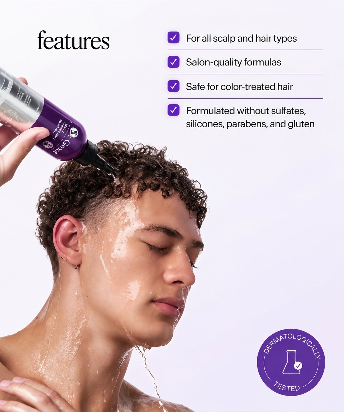 Dr. Groot Miracle in Shower Moisturizing Treatment for Hair Loss, Korean Hair Care Rinse, Rosemary Oil for Smooth, Healthier-Looking Hair in 5 Seconds, Scalp Revitalizing Solution